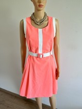 Robe orange fluo et blanche River Woods taille 36 jamais portée 