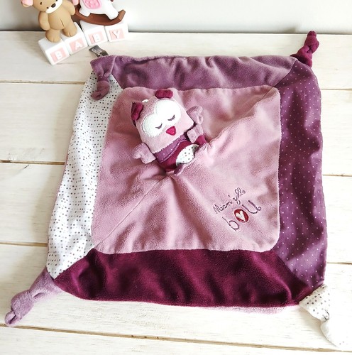 Sauthon doudou peluche carré