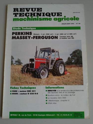Revue technique tracteur - revue,
