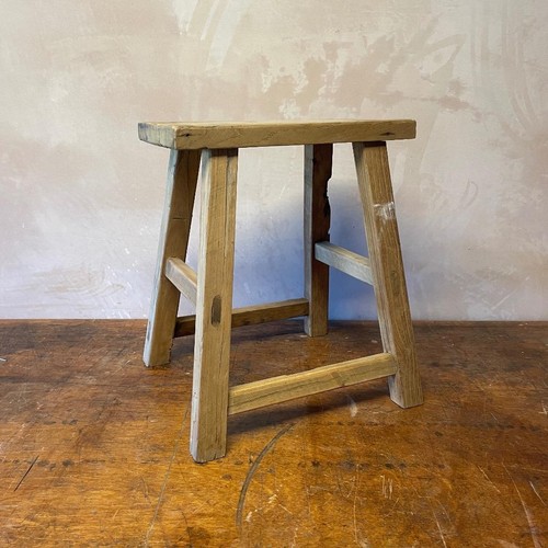 Tabouret bois ancien style - bois,