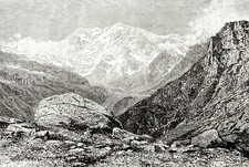 MONTAGNE: Vue du MONT ROSE