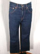 Vintage Pantalon jean bleu Foncé délavé LEVIS 525 taille haute bootcut w28 34/36