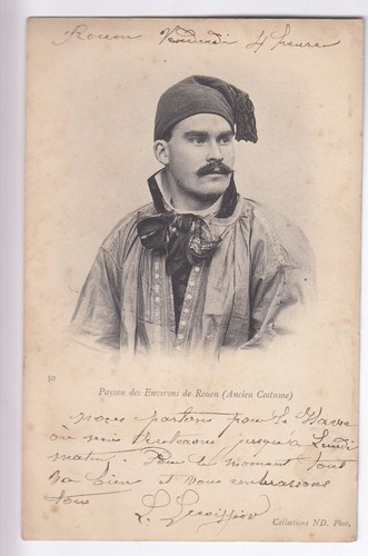 Cpa rouen paysan des - -,