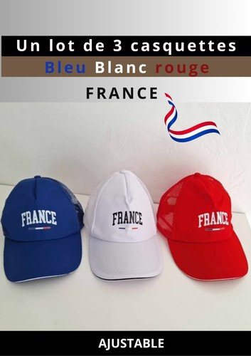Lot casquettes bleu - un, 3