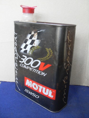 Bidon ancien huile - bidon, moto