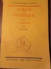 M. Joyal, Cours de Physique