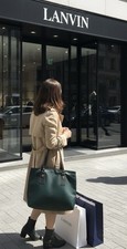 Lanvin Paris Vintage Sac Cabas