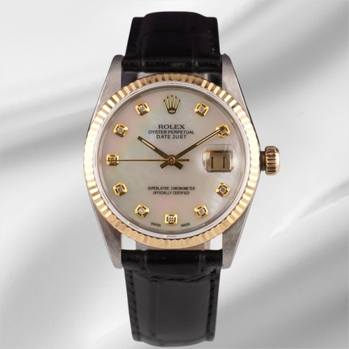 Rolex datejust 36mm jaune - datejust,