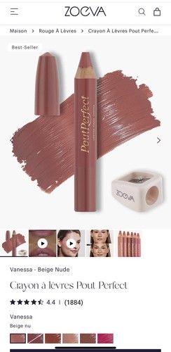 Zoeva poutperfect rouge - rouge, à