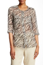 Gerard Darel Hi-Lo Silk Blouse