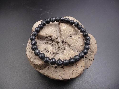 Bracelet howlite noire - bracelet,