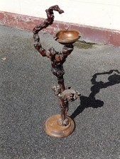 Porte cendrier en cep pied de