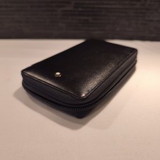 New Mont Blanc Meisterstuck Leather Case 4 Pens Zip 30374 Etuits Stylo Neuf 