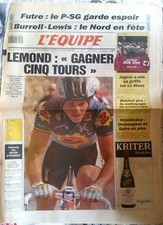 L'Equipe Journal 20/6/1991