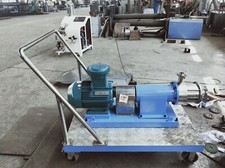 Inline high shear mixer system including gear pump, hoses & connectors brand new