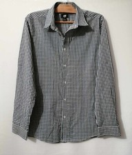 Chemise vichy noir et blanc coton fitted T38 H&M (4501065)