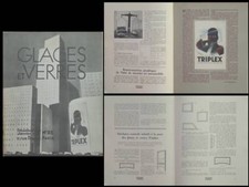 GLACES ET VERRES n°25 1932 - CASSANDRE, VERRE TRIPLEX