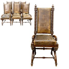 Fauteuils en noyer de style