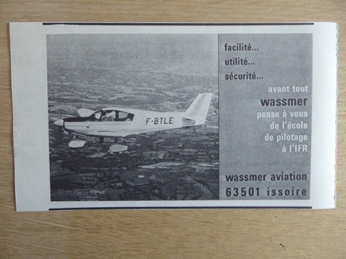 1972 pub wassmer aviation - 11/1972,