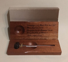 Thermometre a Vin France Coffret Bois massif en Boite Température consommation