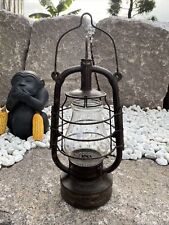 n° 12 ancienne lampe à pétrole / lampe tempête vintage Marine