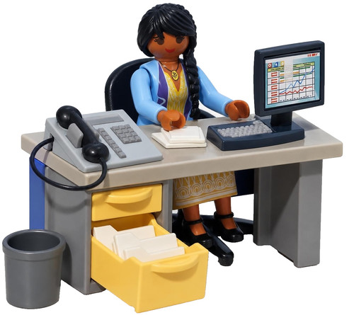 Playmobil lot secrétaire - playmobil,