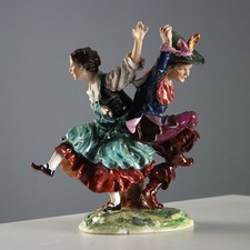 Sculpture Ancienne Porcelaine