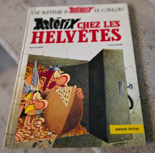 Asterix chez les helvetes - bd-,