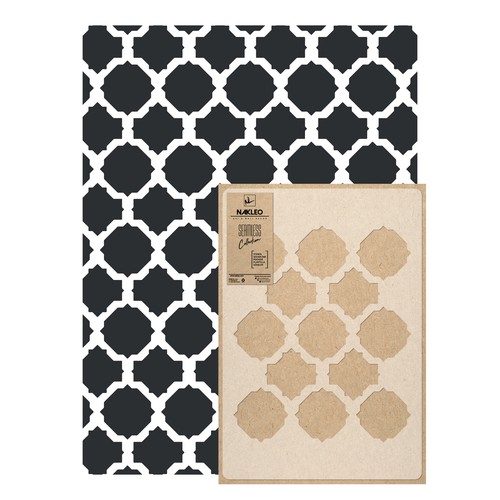 Marocain pochoir plastique - pochoir, en