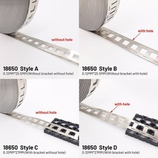 Bande nickel neuve 1 mètre 1 pièce soudure par points 1m*27mm*0,12mm 4 types