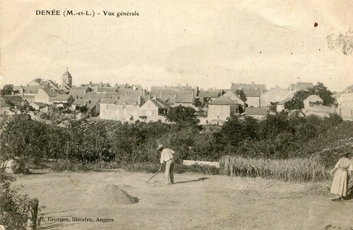 Carte denee vue générale - denee,