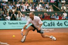 Collector Vintage Polo Nike Agassi Roland Garros 2001 M