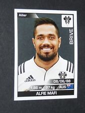 #72 ALFIE MAFI CA BRIVE CORREZE LIMOUSIN PANINI RUGBY 2015-2016 TOP 14
