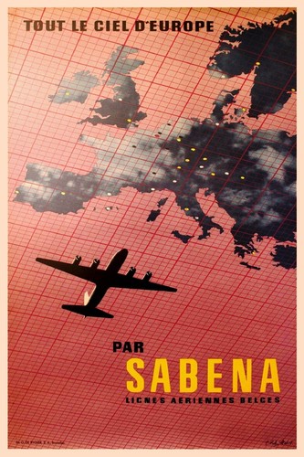 Sabena avion rrpw poster hq - rrpw,