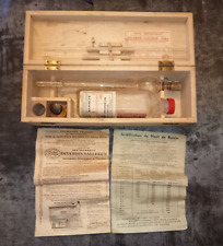 Ancien Tube & liqueur Acidimétrique - DUJARDIN SALLERON - instrument oenologie