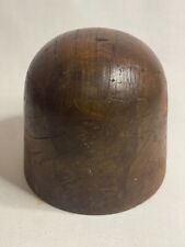 Rare Forme-moule à chapeau en bois pour modiste, modèle enfant ou poupées