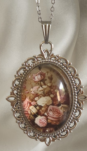 Collier pendentif cabochon - pendentif,