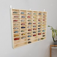 Vitrine murale en bois pour voitures miniatures, robuste et fonctionnelle, avec