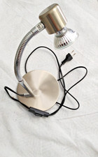 Lampe de table Briloner 6513/01 acier inoxydable 38 cm de haut avec lampe pivotante