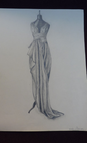 Dessin mode paris crayon - dessin,