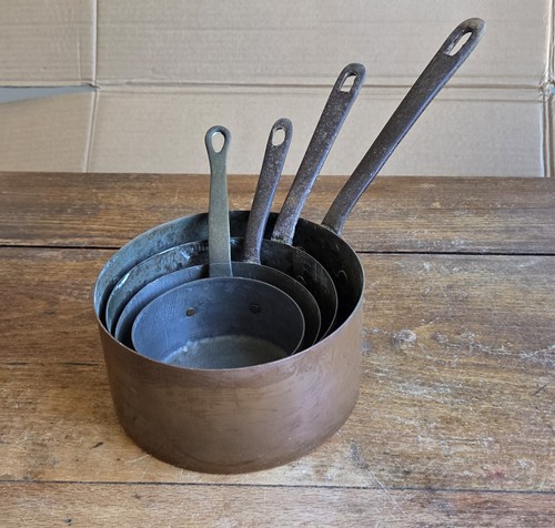 Lot casseroles anciennes - lot,