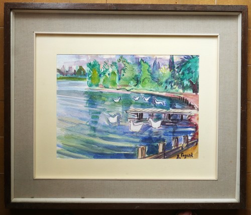 Tableau aquarelle gérard - aquarelle,