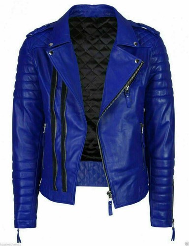 Blouson motard cuir - blouson,