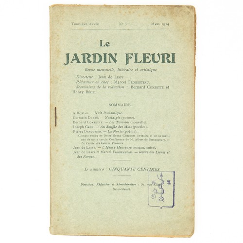 Jardin fleuri revue de - fleuri, ex.