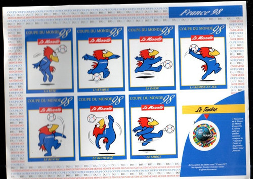 Planche autocollant footix - autocollant, +