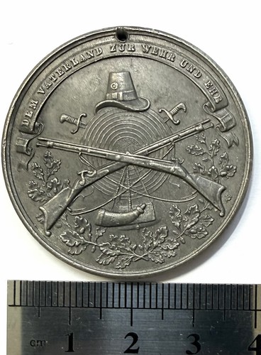 Médaille tir cantonal 1866 - médaille,