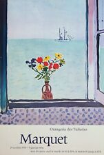 Albert MARQUET - Affiche originale - Orangerie des Tuileries - PARIS 1975
