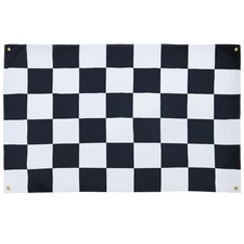 Drapeau Damier noir et blanc