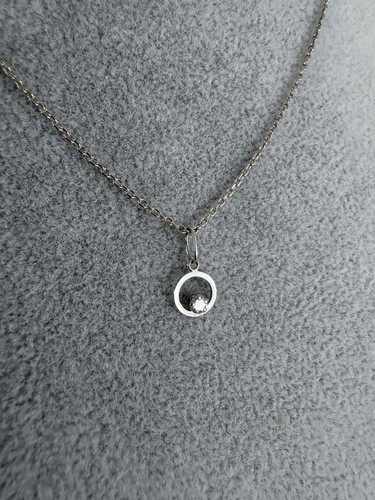 Collier blanc massif 18 - en, or