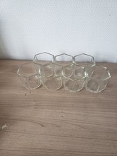 7 Pots Yaourts Yalacta Pirex XXème